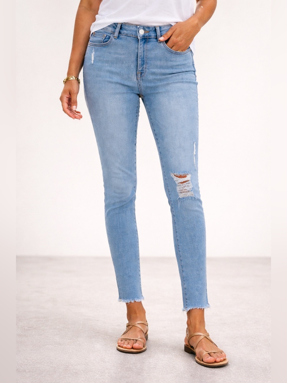 DL1961 Farrow Instaslim Ankle Jeans in Trophy, sz 27